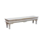 Kelsey Mangowood Dining Bench White