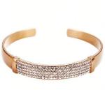 Rose Gold Simone Bracelet Embellished With Swarovski Crystals