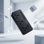 3 In 1 Bld 6USB Port Anti-static Power Socket