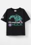 Cotton On Hulk Drop Shoulder Short Sleeve Tee - Black