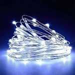 LED String Lights Battery Operated 50 Lights 5M Cool White – Indoor