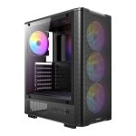 Antec VX310 Argb Mid Tower Atx Tempered Glass 4X Argb Fans 320MM Gpu Support – New