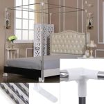Headery Stainless Steel Canopy Bed Frame Post 4 Corner Bedding Canopy Frame Post Metal Bed Four Corner Bed Mosquito Netting Brac