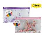 Pencil Case With Glitter 20CM Marketplace Brits Bros