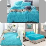 Fluffy Comforter Combo - White