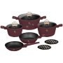 Berlinger Haus Leonardo Collection 10 Piece Titan Non-stick Cookware Set BH8050