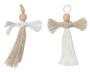 Assorted Angel Polyester Christmas Decorations 2 Piece 13X8CM