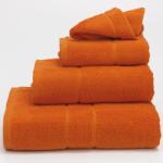 Terry Lustre 525GSM Luxury Range - Various Colours & Sizes - Hand Towel 50CM X 90CM Orange