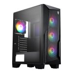 Msi Mag Forge 130A Airflow Mid-tower Atx Tempered Glass 4X Auto-rgb Fans 330MM Gpu Support – New