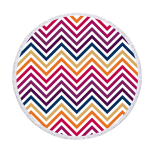 Multi - Colour Round Circle Beach Towel
