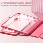 Case Compatible With Ipad 10TH Generation 2022 10.9 Inch With Pencil Holder Slim Protective Cover With Clear Back Shell For Ipad