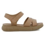 Pierre Cardin Velcro Strappy Sandal - Nude - 8