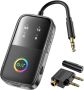 Airplane Bluetooth Adapter 2-IN-1 Bluetooth Audio Transmitter Receiver