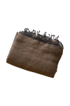 Wool Throw - Biscuit