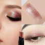 2-IN-1 Waterproof Double Color Eyeshadow Stick - Gradient Velvet Shimmer Metallic Eye Makeup Natural & Glitter Finish