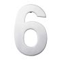 115MM Waterproof Stainless Steel Adhesive Metal Sign House Number 6