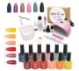 High Quality Uv Glam Gel Starter & Soak-off Bowl 25 PC Kit -pink Lamp Sunset Boulevard & New York