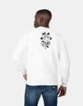Flower White Sweatshirt - XXL White