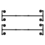 High-quality Industrial Pipe Clothes Rack Wall Mount - 100CM - 2PC