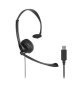 Classic Usb-a Mono Headset With MIC And Volume Control