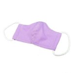 4AKID Tweens Reusable Fabric 3-LAYER Non-medical Mask - Medium Size - White & Black Polka Dots