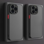 Luxury Shockproof Armor Matte Silicone Bumper Phone Case For IPHONE15 15PLUS 15PRO 15PROMAX 14 14PLUS 14PRO 14PROMAX 13 13MINI 1