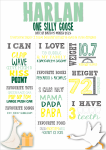 Milestone Board - Silly Goose - A0