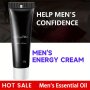 1pc Men's Energy Cream 20g - Moisturizing Men's Confidence Booster Plant Essence Enriched Easy To Clean No Power Supply Needed Adult Intimacy Enhancer