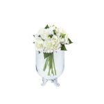 Footed U-shape Vase 20CM H X 14.5CM W