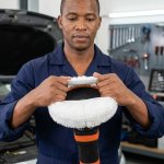 180MM Wool Polishing Bonnet For Smooth Finishes On Surfaces