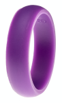 Silicone Ring Woman Plain Band - Purple