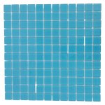 Glass Mosaic Tile Sheet Baby Blue Sheet: 30CM Tile Size: 23MM