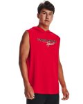 Men's Ua Mesh Sport Sleeveless Hoodie - Radio Red XXL