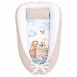 Noahs Watercolour All Animals Ark Baby Nest Pod Newborn Lounger