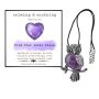 Calming Amethyst Owl Necklace With Card And Gift Box