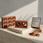Modern V-block Small Decorative Breezeblock