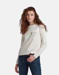 G-star Raw Text Pocket Loose Milk Top - L White