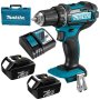 Makita DHP482RFE 18V Cordless Driver Drill & 2 X Battery Combo