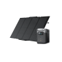 EcoFlow Delta 2 Solar Generator PV160W - Delta 2 + Nextgen 160W Bifacial