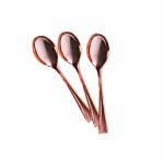 Disposable Teaspoon Rose Gold 12.8CM 1X12