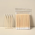 100 300 500PCS Microblading Cotton Swabs Eyebrow Correction Gadgets Cleaning Sticks Nail Polish Remover Nail Art Swabs Tools