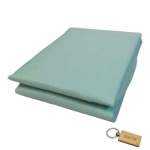 Smte Luxurious Microfiber Bed Sheets: 150X189CM+SMTE Keyring Light Green With Keychain