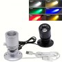 Usb-powered MINI LED Spotlight - Aluminum 5V With 146.3CM Cable For Art Plants Jewelry Display & Under Cabinet Lighting