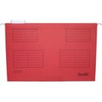 Bantex Suspension File Foolscap - Red Pack Of 25