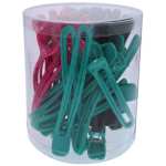 Sectioning Clips Tub Large Assorted Colours 14.5CM 36 TUB