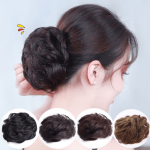 Messy Donut Hair Buns Updo Chignon With Elastic Hair Rope Synthetic Hair Extensions Elegant For Daily Use Hair Accessories