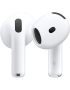 Apple Airpods 4 Wireless Earbuds Bluetooth Headphones Personalised Spatial Audio Sweat And Water Resistant USB C Charging Case H2 Chip Up To 24 Hours