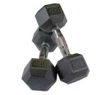 Shen Rubber Hexagonal Dumbbells 8KG