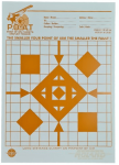 Poat Target Brown White Diamond