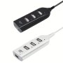 High Speed USB Hub 4 Port USB 2.0 With Cable MINI USB Splitter Hub Use Power Adapter Multiple Socket For PC Laptop Notebook